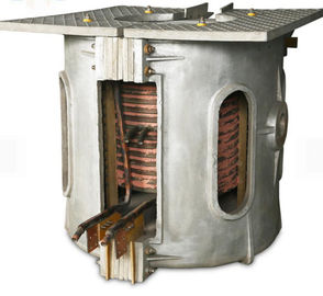 Snelle het Verwarmen Gietijzer Smeltende Oven, 750kg-Inductie Smeltende Machine